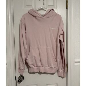 Talentless Pink Fleece Pullover Hoodie, Hooded Pockets Logo, Women's S